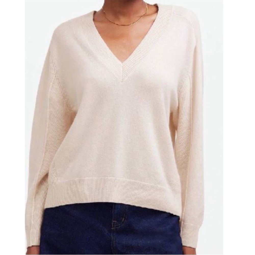 Madewell Cashmere V Neck Sweater